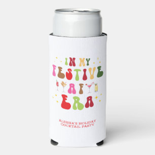 In My Festive AF Era Sassy Holiday Christmas  Seltzer Can Cooler