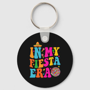 In My Fiesta Era Retro Cinco De Mayo Shirts For Wo Key Ring