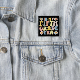 In My Fifth Grade Era 15 Cm Square Badge