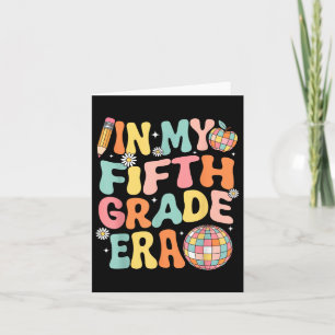 In My Fifth Grade Era Team 5th Grade Teacher Back Card