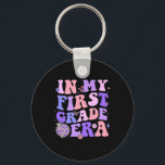 In My First Grade Era 1st Grade Girls Teacher Back Key Ring<br><div class="desc">In My First Grade Era 1st Grade Girls Teacher Back To School</div>