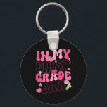 In My First Grade Era Back To School Groovy Girl W Key Ring<br><div class="desc">In My First Grade Era Back To School Groovy Girl Women</div>