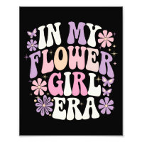 In My Flower Girl Era Retro Groovy Flower