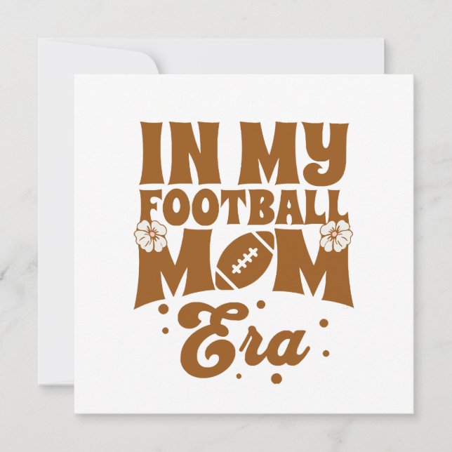In My Football Mum Era Invitation (Front)