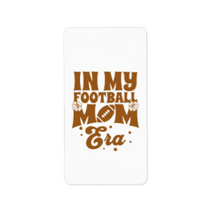 In My Football Mum Era Label