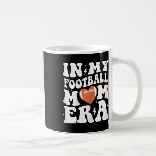 In My Footbyll Mum Era Groovy Retro Footbyll Mum M Coffee Mug