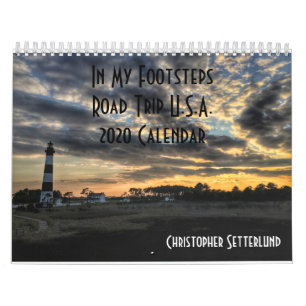 In My Footsteps: Road Trip U.S.A. 2020 Calendar