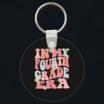 In My Fourth Grade Era Girl Back To School 4th Gra Key Ring<br><div class="desc">In My Fourth Grade Era Girl Back To School 4th Grade Era</div>