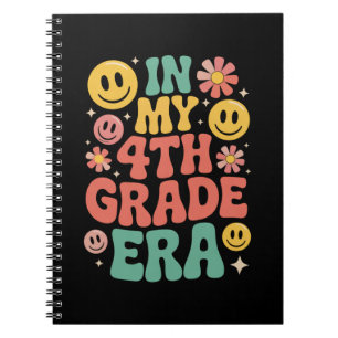 In My Fourth Grade Era Retro 4th Grade Back School Notebook