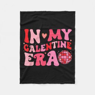 In My Galentine Era Cute Valentines Day Girls Kids Fleece Blanket
