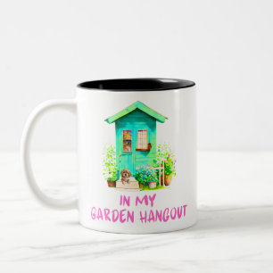 In My Garden Hangout Garden Shed  Two-Tone Coffee Mug