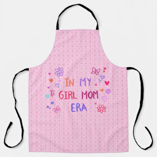 in my girl mom era CRAYON Apron