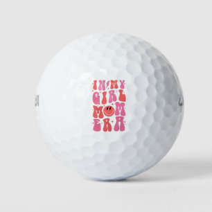 In My Girl Mum Era Retro Groovy Mother's Day Golf Balls