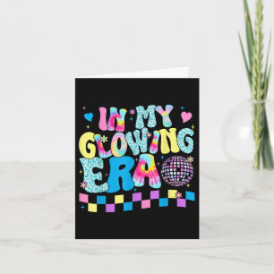 In My Glowing Era Tie Dye Bright Hello Summer Vaca Card