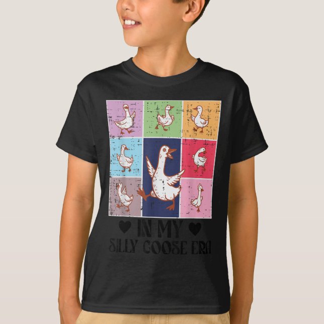 In My Goose Silly Era Retro Meme Honk Animal Women T-Shirt (Front)