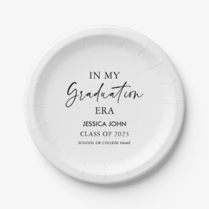 In my graduation era funny Graduation Paper Plate