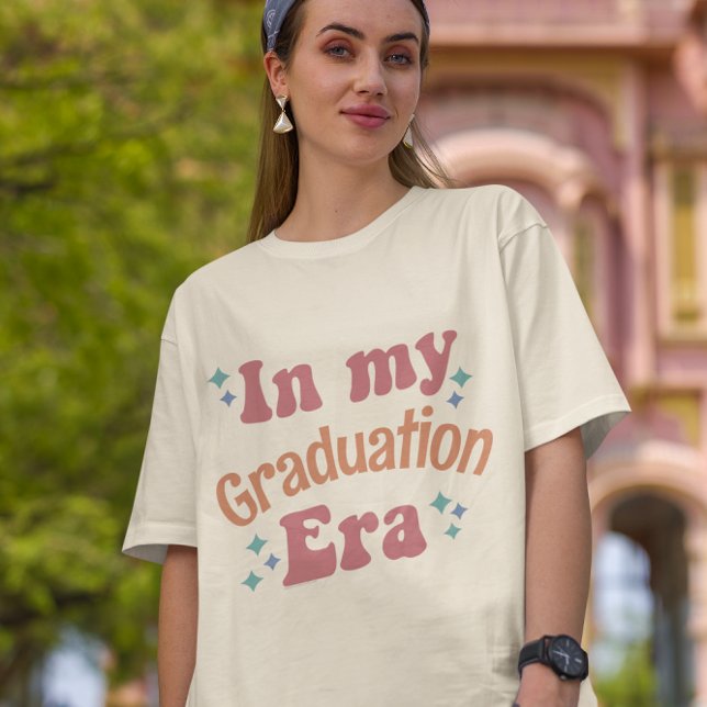 In My Graduation Era Senior Class Quote Womens T-Shirt (in my graduation era senior class t-shirt)