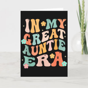 In My Great Auntie Era Baby Announcement Mothers D