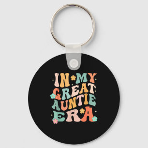 In My Great Auntie Era Baby Announcement Mothers D Key Ring