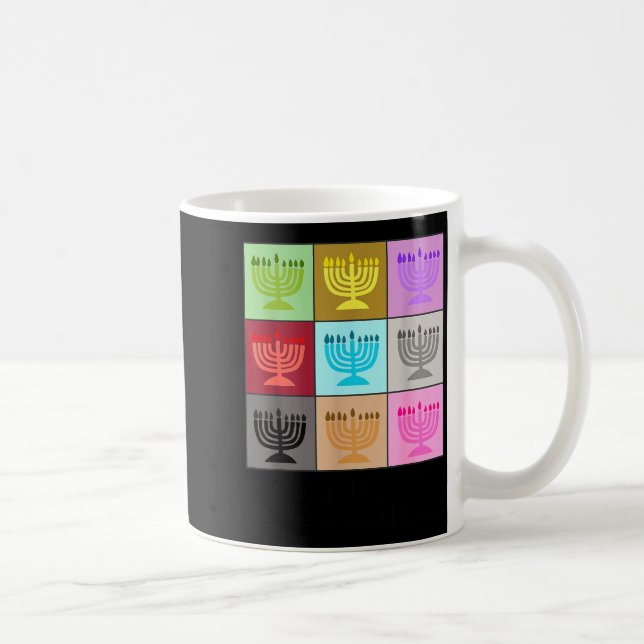 In My Hanukkah Era Ugly Jewish Xmas Funny Christma Coffee Mug (Right)