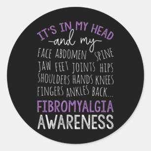 In My Head And My Body1 Classic Round Sticker