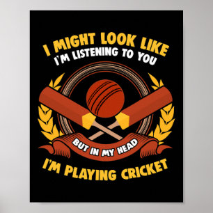 In My Head I'm Playing Cricket  Poster