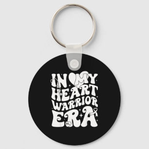In My Heart Disease Warrior Era Heart Health Aware Key Ring