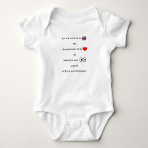 In My Heart Series Baby Romper Bodysuit