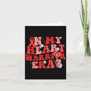 In My Heart Warrior Era Chd Heart Disease Awarenes Card