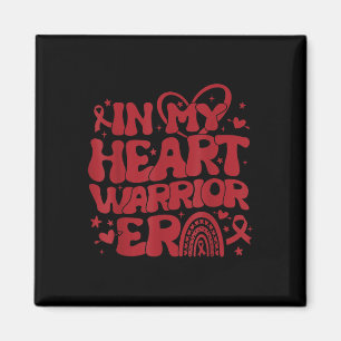 In My Heart Warrior Era Heart Disease Awareness Ch Magnet