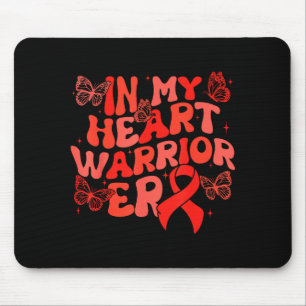 In My Heart Warrior Era Heart Disease Awareness Ch Mouse Pad