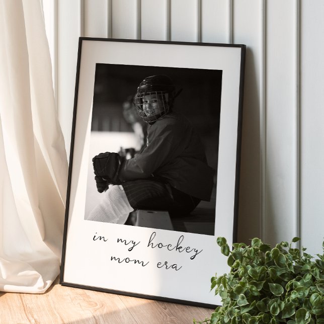 In My Hockey Mum Era Custom Photo Personalised Poster (Creator Uploaded)