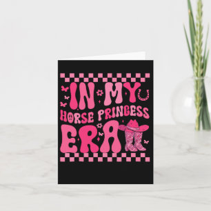 In My Horse Princess Era Horseck Riding Girls Retr Card