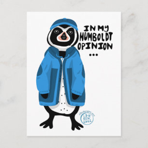 In my Humboldt opinion... Penguin Holiday Postcard
