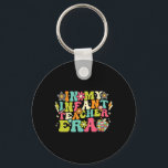 In My Infant Teacher Era Groovy Back To School  Key Ring<br><div class="desc">In My Infant Teacher Era Groovy Back To School</div>