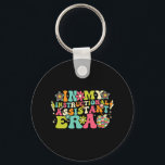 In My Instructional Istant Era Groovy Back To Scho Key Ring<br><div class="desc">In My Instructional Istant Era Groovy Back To School</div>