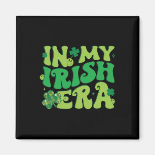 In My Irish Era Funny Groovy Saint Patrick's Day M Magnet