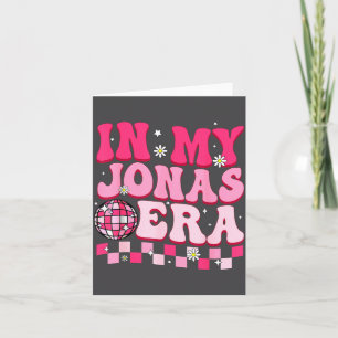 In My Jonas Era Funny Jonas Groovy 80's Men Women  Card