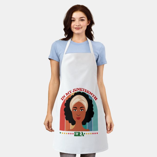 IN MY JUNETEENTH ERA APRON (Worn)