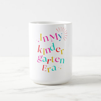 In My Kindergarten Era – Cute Colourful Retro Coffee Mug