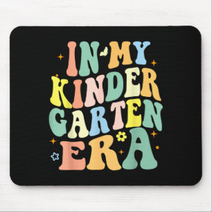 In My Kindergarten Vibes Retro Back To School Mouse Pad