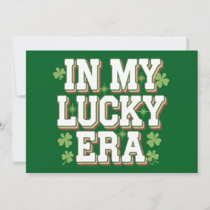 In My Lucky Era Saint Patrick's Day Family Gift Invitation