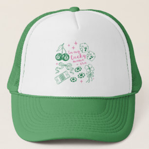 In My Lucky Mama Era St Patricks Day Lucky Charm Trucker Hat