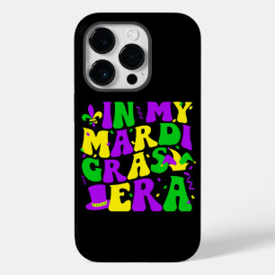 In My Mardi Gras Era Funny Festival Retro Carnival Case-Mate iPhone 14 Pro Case