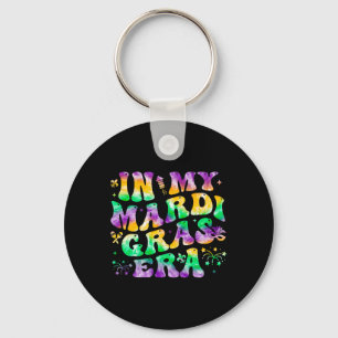 In My Mardi Gras Era Groovy Festival Carnival Para Key Ring