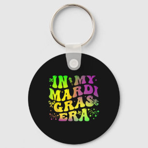 In My Mardi Gras Era Groovy Festival Carnival Para Key Ring