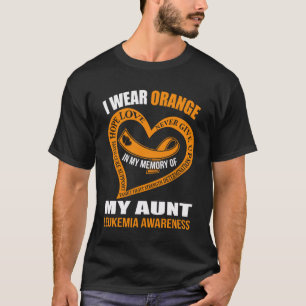 In my memory of my aunt LEUKEMIA AWARENESS T-Shirt