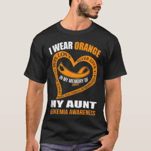 In my memory of my aunt LEUKEMIA AWARENESS T-Shirt
