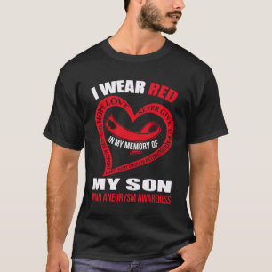 In my memory of my son BRAIN ANEURYSM AWARENESS T-Shirt
