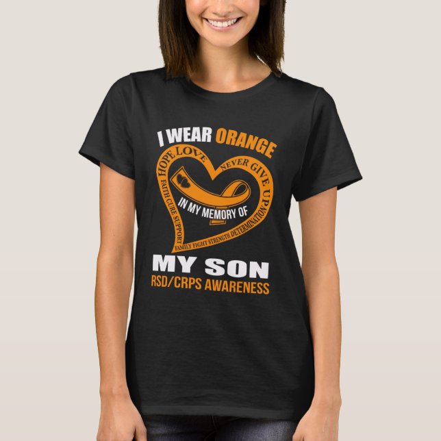 In my memory of my son RSDCRPS AWARENESS T-Shirt (Front)